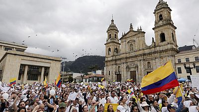 Une marche contre le terrorisme en Colombie