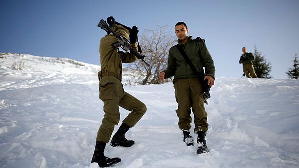 برخورد موشک «ایرانی» با گنبد آهنین اسرائیل بر فراز پیست اسکی در جولان برخورد موشک «ایرانی» با گنبد آهنین اسرائیل بر فراز پیست اسکی در جولان