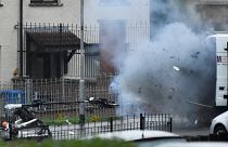 Police in Northern Ireland respond to three security alerts after weekend of violence