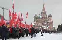 شاهد: الشيوعيون في روسيا يحيون الذكرى الـ95 لرحيل لينين