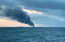 Νεκροί από φωτιά σε πλοία στο στενό του Κερτς