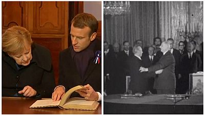 Du Traité de l'Elysée au Traité d'Aix-la-Chapelle, 56 ans de relations franco-allemandes