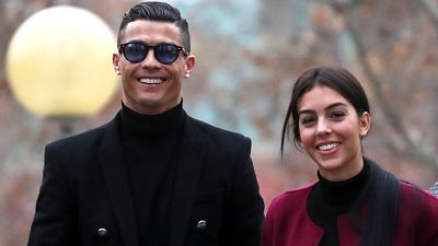 Reuters - Ronaldo arrives at court with his partner Georgina Rodriguez