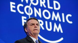 Bolsonaro presenta en Davos su "nuevo Brasil"