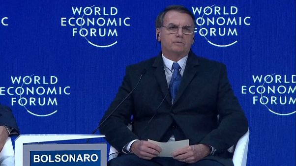 Umwelt, Wirtschaft und weniger Korruption: Bolsonaro erklärt sich in Davos Umwelt, Wirtschaft und weniger Korruption: Bolsonaro erklärt sich in Davos