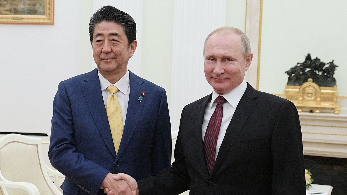 Japonya Başbakanı Şinzo Abe / Rusya lideri Vladimir Putin