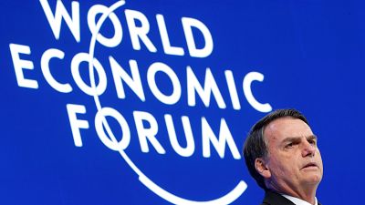 Au programme de la première journée à Davos 2019 : climat et Bolsonaro