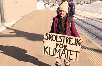 حضور دختر نوجوان سوئدی در داووس: فکری به حال گرمایش زمین کنید