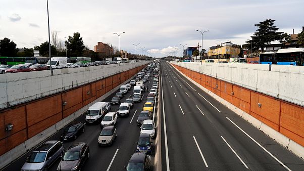 Uber & Co.: Taxler protestieren in Spanien Uber & Co.: Taxler protestieren in Spanien