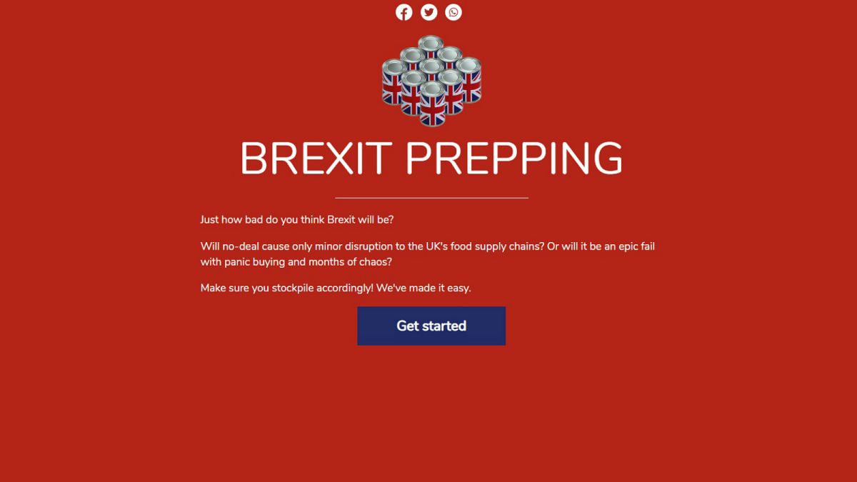 How Brexit-prepped are you? Stockpiling website promises to help