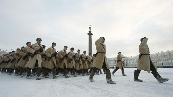 В Санкт-Петербурге прошла генеральная репетиция "Парада памяти" В Санкт-Петербурге прошла генеральная репетиция "Парада памяти"