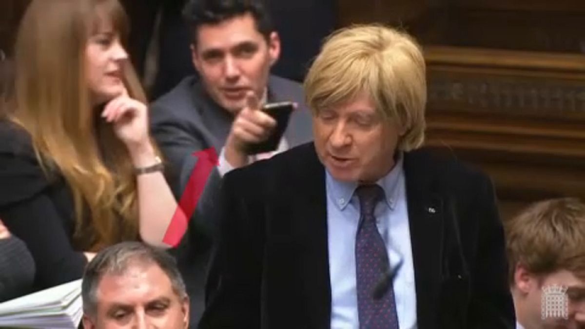 Raw Moment: Tory MP claps back at colleague who appears to suggest he is wearing a wig