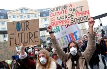 شاهد: طلبة بروكسل يتظاهرون للمطالبة بمواجهة التغير المناخي