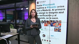 No, Facebook no dio la marca de verificación de Nicolás Maduro a Juan Guaidó