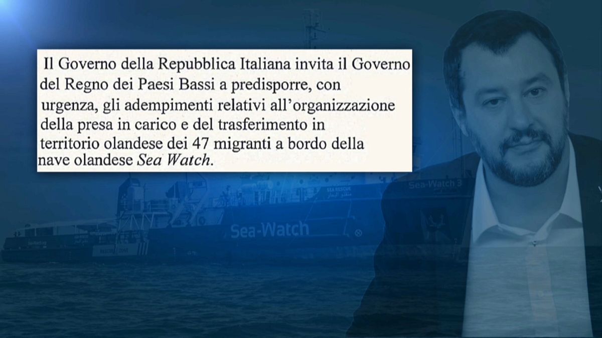 Seawatch, Salvini scrive a Olanda: "naufraghi sono vostra responsabilità"