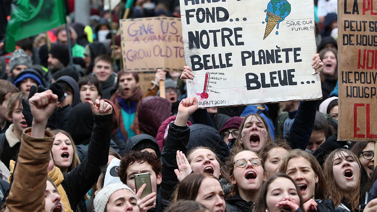 The best signs at the March for Climate in Brussels