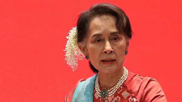 Myanmar lideri Aung San Suu Kyi Myanmar lideri Aung San Suu Kyi