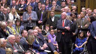 Tulip Siddiq during the vote on Theresa May's Brexit bill on January 15