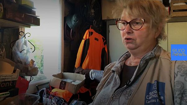 Brigitte, la "madre" de los migrantes de la jungla de Calais Brigitte, la "madre" de los migrantes de la jungla de Calais