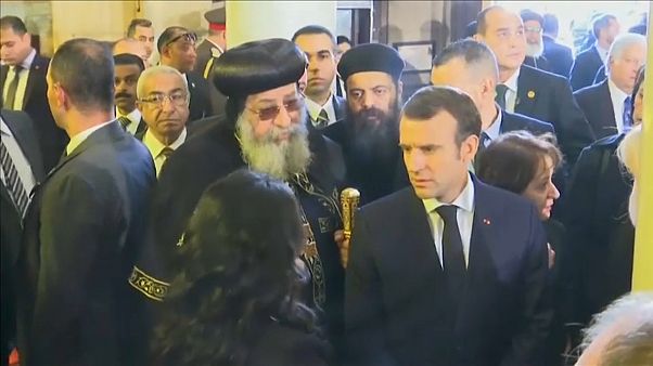 شاهد.. ماكرون يلتقي البابا تواضروس الثاني في القاهرة شاهد.. ماكرون يلتقي البابا تواضروس الثاني في القاهرة