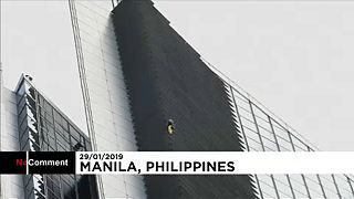 Fransız Örümcek Adam'ın son gösterisi Filipinler'de