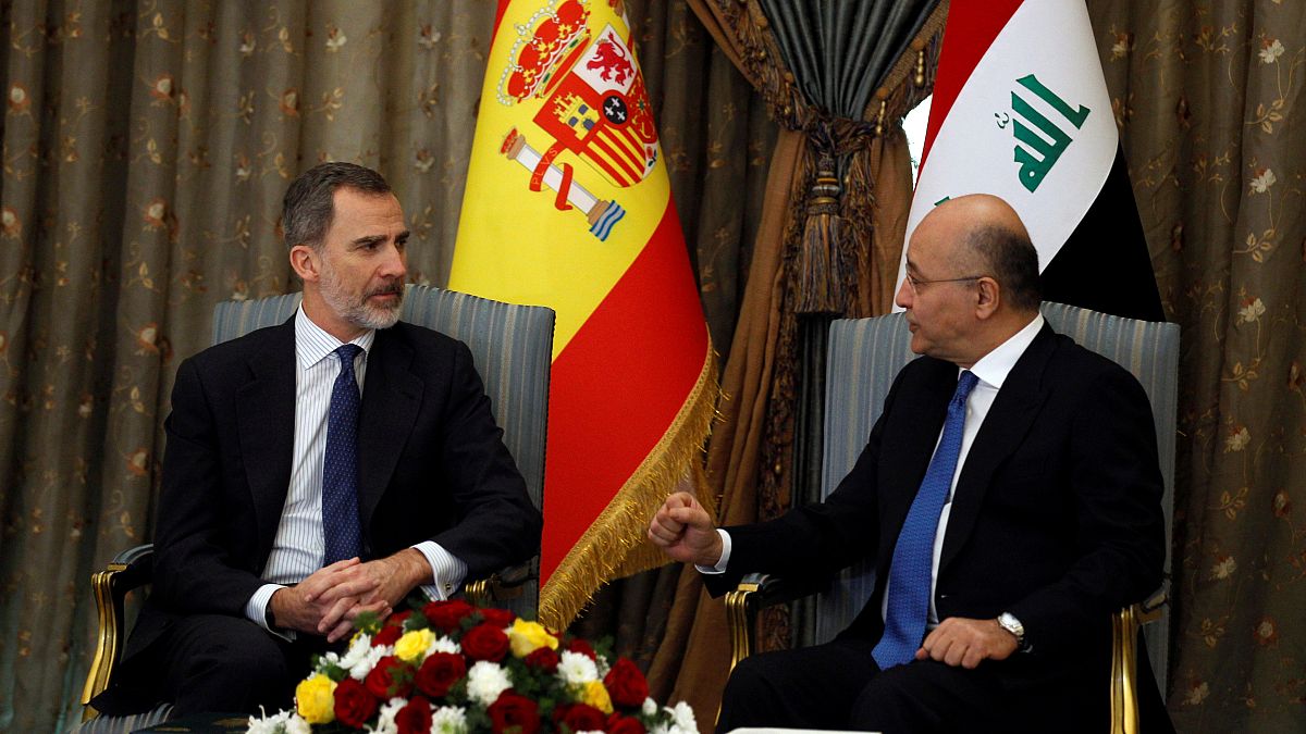 شاهد: ملك إسبانيا يزور العراق للمرة الأولى منذ 40 عاماً