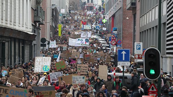 Youth climate change protests spread through Belgium in fourth week Youth climate change protests spread through Belgium in fourth week