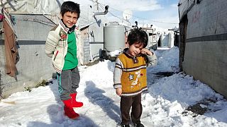 دهها کودک بر اثر سرما در اردوگاهی در شمال شرقی سوریه جان باختند