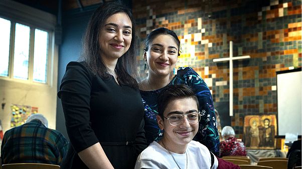 Non-stop church service ends as refugee family is pardoned