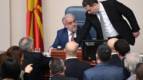 Βουλή ΠΓΔΜ: Πρώτη φορά στα αλβανικά Βουλή ΠΓΔΜ: Πρώτη φορά στα αλβανικά