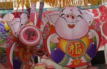 احتفالات سنة الخنزير في الصين