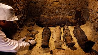 Legalább 40 múmiát találtak Egyiptomban egy ásatáson