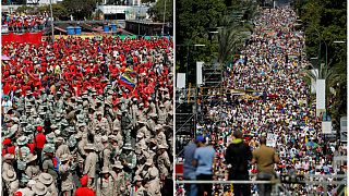 ونزوئلا؛ هزاران تن از هواداران گوایدو بار دیگر به خیابان آمدند