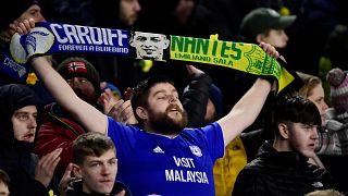  Cardiff City'de maç öncesi Emiliano Sala'ya saygı duruşu 