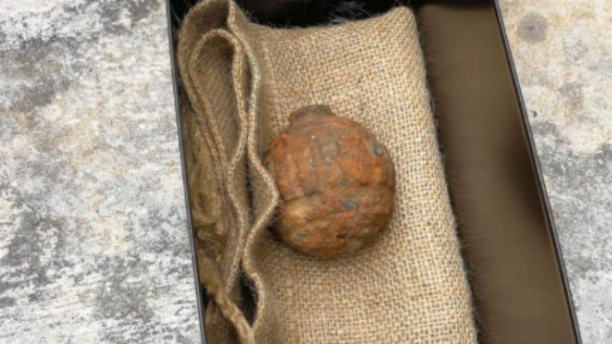 German WWI hand grenade found in French potato shipment