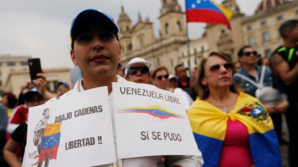 Exil-Venezolaner protestieren in mehreren Städten in Lateinamerika Exil-Venezolaner protestieren in mehreren Städten in Lateinamerika