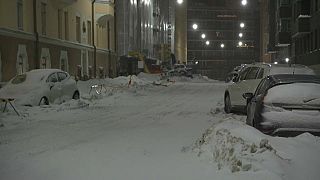 Tormentas de nieve dificultan el tráfico en Finlandia