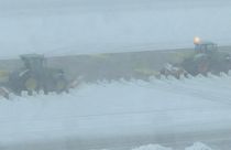 München: Schnee schippen statt Flugverkehr
