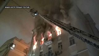 Крупный пожар в центре Москвы: есть погибшие и пострадавшие