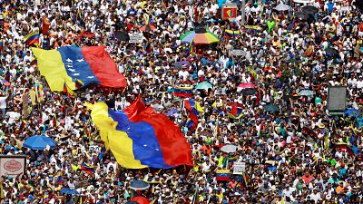 Opposition supporters rally against Venezuelan President Nicolas Maduro