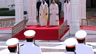 Pope Francis begins historic visit in UAE