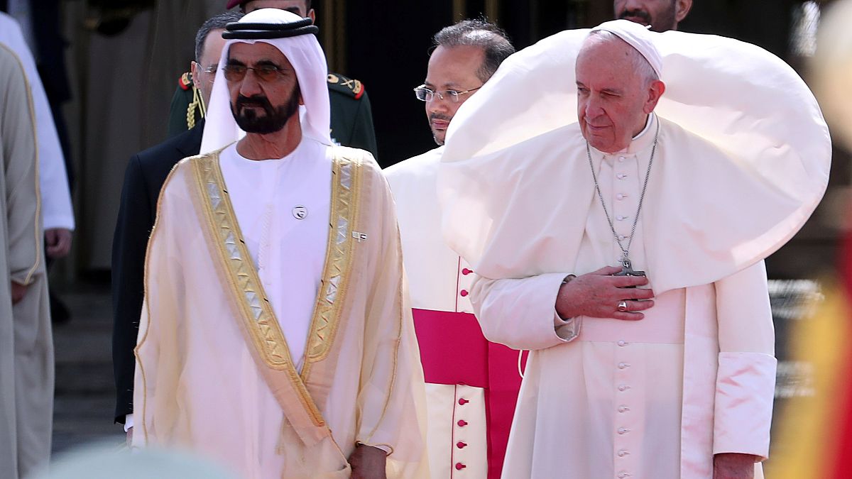 Le pape François aux Emirats : "Je viens ici comme un frère"