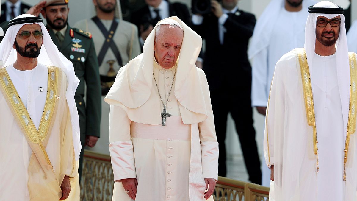  Le pape François est arrivé à Abou Dhabi