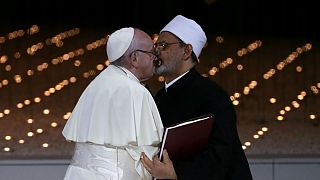 پاپ فرانسوا و احمد الطیب در ابوظبی