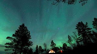 Northern Lights near the village of Mestervik, Norway 