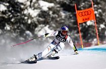 Schreck in Åre: Lindsey Vonn (34) beim Super G gestürzt