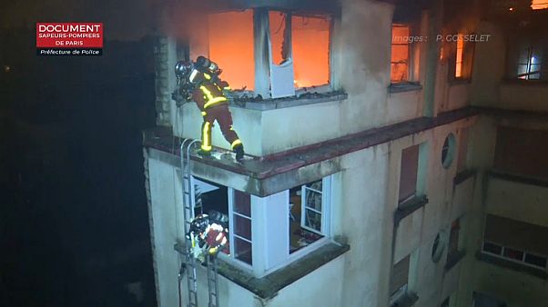 Incendio de origen criminal en París Incendio de origen criminal en París