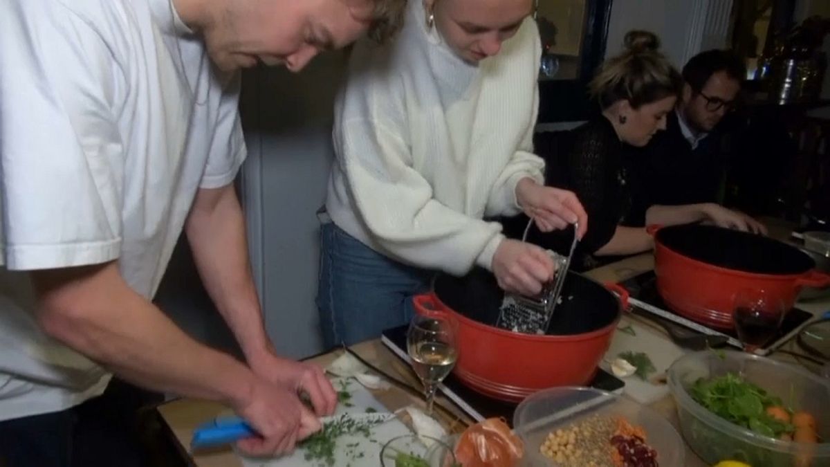Video | Londra'da göçmen, sığınmacı ve mültecilerden aşçılık dersleri