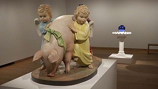 Der Künstler Jeff Koons stellt im ältesten öffentlichen Museum der Welt aus