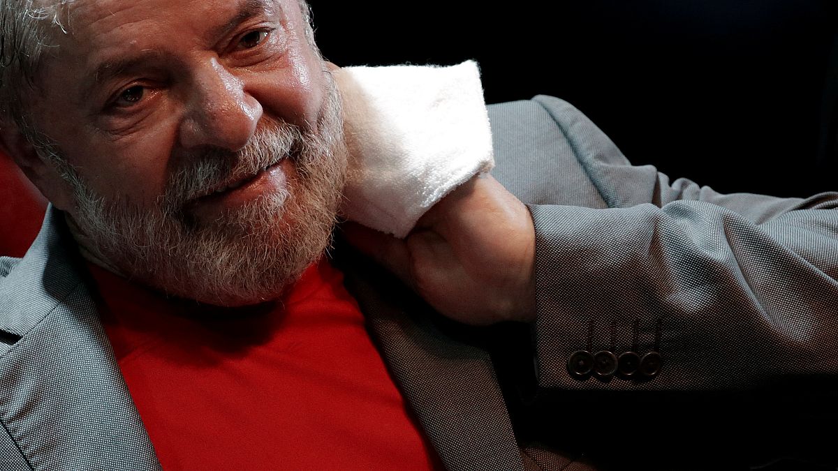 Photo prétexte nouvelle peine de prison ex-président brésilien Lula.
